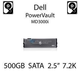 500GB 2.5" dedykowany dysk serwerowy SATA do serwera Dell PowerVault MD3000i, HDD Enterprise 7.2k, 300MB/s - J770N (REF)