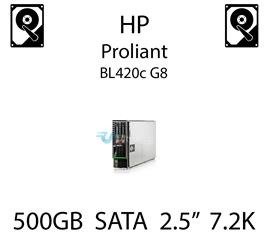 500GB 2.5" dedykowany dysk serwerowy SATA do serwera HP ProLiant BL420c G8, HDD Enterprise 7.2k, 6Gbps - 655708-B21