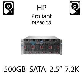 500GB 2.5" dedykowany dysk serwerowy SATA do serwera HP Proliant DL580 G9, HDD Enterprise 7.2k, 6Gbps - 656107-001