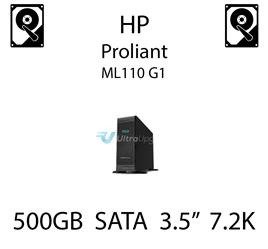 500GB 3.5" dedykowany dysk do serwera HP ProLiant ML110 G1, HDD Enterprise 7.2k, 3GB/s - 458941-B21