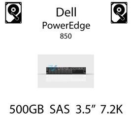 500GB 3.5" dedykowany dysk serwerowy SAS do serwera Dell PowerEdge 850, HDD Enterprise 7.2k, 6Gbps - U717K (REF)