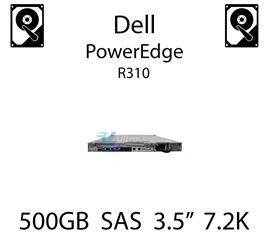 500GB 3.5" dedykowany dysk serwerowy SAS do serwera Dell PowerEdge R310, HDD Enterprise 7.2k, 6Gbps - U717K (REF)