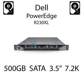 500GB 3.5" dedykowany dysk serwerowy SATA do serwera Dell PowerEdge R230XL, HDD Enterprise 7.2k, 600MB/s - C3YJM (REF)