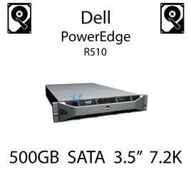 500GB 3.5" dedykowany dysk serwerowy SATA do serwera Dell PowerEdge R510, HDD Enterprise 7.2k, 600MB/s - C3YJM (REF)