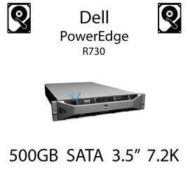 500GB 3.5" dedykowany dysk serwerowy SATA do serwera Dell PowerEdge R730, HDD Enterprise 7.2k, 600MB/s - C3YJM (REF)