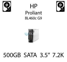 500GB 3.5" dedykowany dysk serwerowy SATA do serwera HP ProLiant BL460c G9, HDD Enterprise 7.2k, 6Gbps - 658071-B21 (REF)