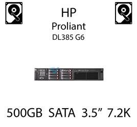 500GB 3.5" dedykowany dysk serwerowy SATA do serwera HP ProLiant DL385 G6, HDD Enterprise 7.2k, 300MB/s - 458928-B21