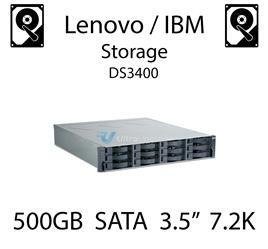 500GB 3.5" dedykowany dysk serwerowy SATA do serwera Lenovo / IBM Storage DS3400, HDD Enterprise 7.2k, 300MB/s - 39M4514 (REF)