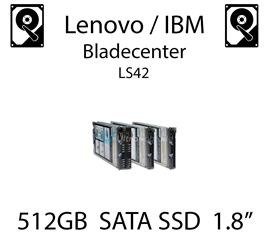 512GB 1.8" dedykowany dysk serwerowy SATA do serwera Lenovo / IBM Bladecenter LS42, SSD Enterprise , 600MB/s - 49Y5993