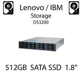 512GB 1.8" dedykowany dysk serwerowy SATA do serwera Lenovo / IBM Storage DS3200, SSD Enterprise , 600MB/s - 49Y5993