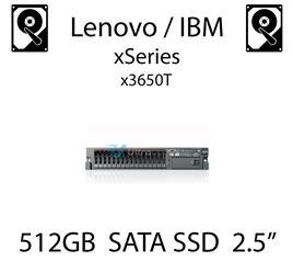 512GB 2.5" dedykowany dysk serwerowy SATA do serwera Lenovo / IBM Bladecenter T, SSD Enterprise , 600MB/s - 49Y5844