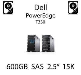 600GB 2.5" dedykowany dysk serwerowy SAS do serwera Dell PowerEdge T330, HDD Enterprise 15k - 400-AHMW (REF)