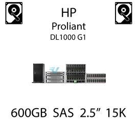 600GB 2.5" dedykowany dysk serwerowy SAS do serwera HP ProLiant DL1000 G1, HDD Enterprise 15k, 12GB/s - 785103-B21