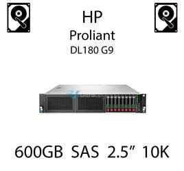 600GB 2.5" dedykowany dysk serwerowy SAS do serwera HP Proliant DL180 G9, HDD Enterprise 10k, 12Gbps - 781516-B21