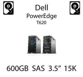 600GB 3.5" dedykowany dysk serwerowy SAS do serwera Dell PowerEdge T620, HDD Enterprise 15k, 6Gbps - J762N (REF)