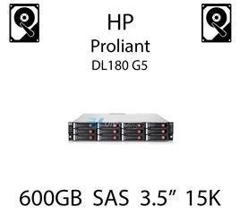 600GB 3.5" dedykowany dysk serwerowy SAS do serwera HP ProLiant DL180 G5, HDD Enterprise 15k, 12GB/s - 737396-B21 (REF)