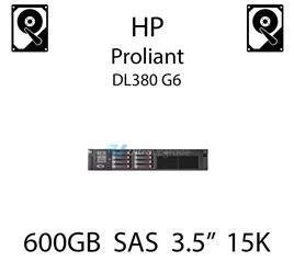 600GB 3.5" dedykowany dysk serwerowy SAS do serwera HP ProLiant DL380 G6, HDD Enterprise 15k, 12GB/s - 737396-B21 (REF)