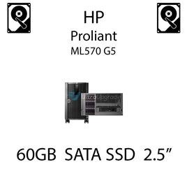 60GB 2.5" dedykowany dysk serwerowy SATA do serwera HP ProLiant ML570 G5, SSD Enterprise  - 572071-B21