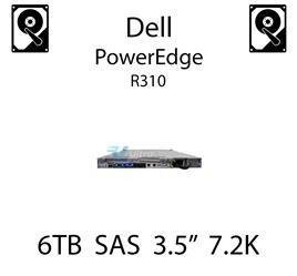 6TB 3.5" dedykowany dysk serwerowy SAS do serwera Dell PowerEdge R310, HDD Enterprise 7.2k, 6Gbps - NWCCG (REF)