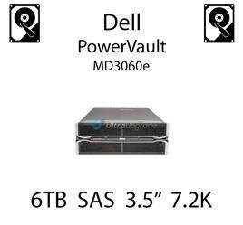 6TB 3.5" dedykowany dysk serwerowy SAS do serwera Dell PowerVault MD3060e, HDD Enterprise 7.2k, 6Gbps - NWCCG (REF)