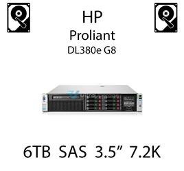 6TB 3.5" dedykowany dysk serwerowy SAS do serwera HP ProLiant DL380e G8, HDD Enterprise 7.2k, 600MB/s - 761497-001