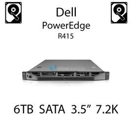 6TB 3.5" dedykowany dysk serwerowy SATA do serwera Dell PowerEdge R415, HDD Enterprise 7.2k, 6Gbps - P00JM (REF)