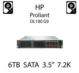 6TB 3.5" dedykowany dysk serwerowy SATA do serwera HP Proliant DL180 G9, HDD Enterprise 7.2k, 6Gbps - 765255-B21