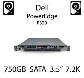 750GB 3.5" dedykowany dysk serwerowy SATA do serwera Dell PowerEdge R320, HDD Enterprise 7.2k, 320MB/s - JW551 (REF)