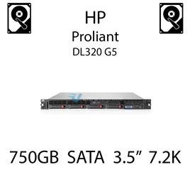 750GB 3.5" dedykowany dysk serwerowy SATA do serwera HP ProLiant DL320 G5, HDD Enterprise 7.2k, 3Gbps - 459320-001