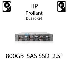 800GB 2.5" dedykowany dysk serwerowy SAS do serwera HP ProLiant DL380 G4, SSD Enterprise  - 802584-B21