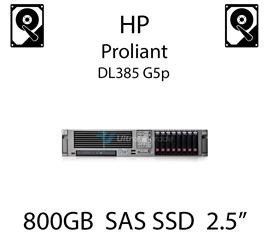 800GB 2.5" dedykowany dysk serwerowy SAS do serwera HP ProLiant DL385 G5p, SSD Enterprise  - 632639-001