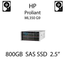 800GB 2.5" dedykowany dysk serwerowy SAS do serwera HP Proliant ML350 G9, SSD Enterprise  - 690817-001