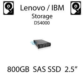 800GB 2.5" dedykowany dysk serwerowy SAS do serwera Lenovo / IBM Storage DS4000, SSD Enterprise , 600MB/s - 49Y6154