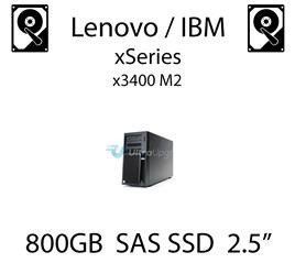 800GB 2.5" dedykowany dysk serwerowy SAS do serwera Lenovo / IBM System x3400 M2, SSD Enterprise , 600MB/s - 49Y6154