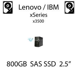 800GB 2.5" dedykowany dysk serwerowy SAS do serwera Lenovo / IBM System x3500, SSD Enterprise , 600MB/s - 49Y6154