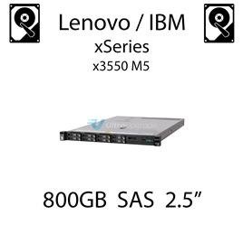 800GB 2.5" dedykowany dysk serwerowy SAS do serwera Lenovo / IBM System x3550 M5, HDD Enterprise  - 00FN424