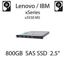 800GB 2.5" dedykowany dysk serwerowy SAS do serwera Lenovo / IBM System x3550 M5, SSD Enterprise  - 00YC465