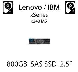 800GB 2.5" dedykowany dysk serwerowy SAS do serwera Lenovo / IBM xSeries x240 M5, SSD Enterprise , 1.2GB/s - 00FN399