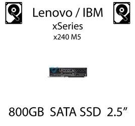 800GB 2.5" dedykowany dysk serwerowy SATA do serwera Lenovo / IBM xSeries x240 M5, SSD Enterprise , 600MB/s - 00WG635