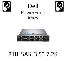 8TB 3.5" dedykowany dysk serwerowy SAS do serwera Dell PowerEdge R7425, HDD Enterprise 7.2k, 12Gbps - 400-ATKR (REF)