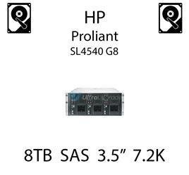 8TB 3.5" dedykowany dysk serwerowy SAS do serwera HP ProLiant SL4540 G8, HDD Enterprise 7.2k, 1200MB/s - 793703-B21 (REF)