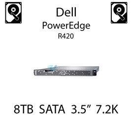 8TB 3.5" dedykowany dysk serwerowy SATA do serwera Dell PowerEdge R420, HDD Enterprise 7.2k, 6Gbps - 400-AHID (REF)