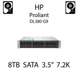 8TB 3.5" dedykowany dysk serwerowy SATA do serwera HP ProLiant DL380 G9, HDD Enterprise 7.2k, 6Gbps - 793695-B21