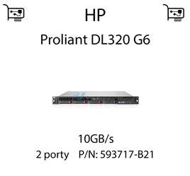 Karta sieciowa  10GB/s dedykowana do serwera HP Proliant DL320 G6 - 593717-B21