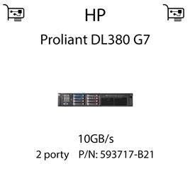 Karta sieciowa  10GB/s dedykowana do serwera HP Proliant DL380 G7 - 593717-B21