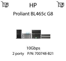 Karta sieciowa  10Gbps dedykowana do serwera HP Proliant BL465c G8 - 700748-B21