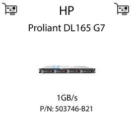 Karta sieciowa  1GB/s dedykowana do serwera HP Proliant DL165 G7 - 503746-B21