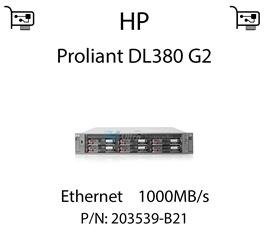 Karta sieciowa Ethernet 1000MB/s dedykowana do serwera HP Proliant DL380 G2 - 203539-B21