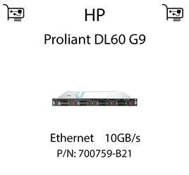 Karta sieciowa Ethernet 10GB/s dedykowana do serwera HP Proliant DL60 G9 - 700759-B21