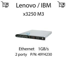 Karta sieciowa Ethernet 1GB/s, PCIe 2.0 dedykowana do serwera Lenovo / IBM System x3250 M3 (REF) - 49Y4230